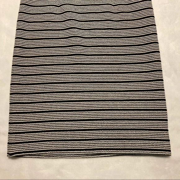 LOFT Black and White Striped Skirt XS - Picture 8 of 11